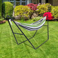 Soporte Resistente Portátil para Hamaca - Capacidad de 250 kg, Apto para Hamacas de 2.9 a 4.3 m, Estructura de Acero para Interiores/Exteriores, Negro