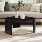 Mesa de centro auxiliar redonda moderna, mesa de sofá de madera maciza para salas de estar y decoración de dormitorios