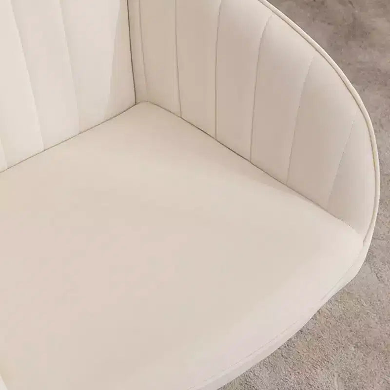 Silla de oficina moderna ergonómica y ajustable con ruedas, silla de escritorio giratoria de terciopelo para oficina y estudio