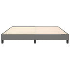 Estructura de cama de tela gris oscuro (100% poliéster), madera contrachapada, madera manufacturada