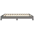 Estructura de cama de tela gris oscuro (100% poliéster), madera contrachapada, madera manufacturada