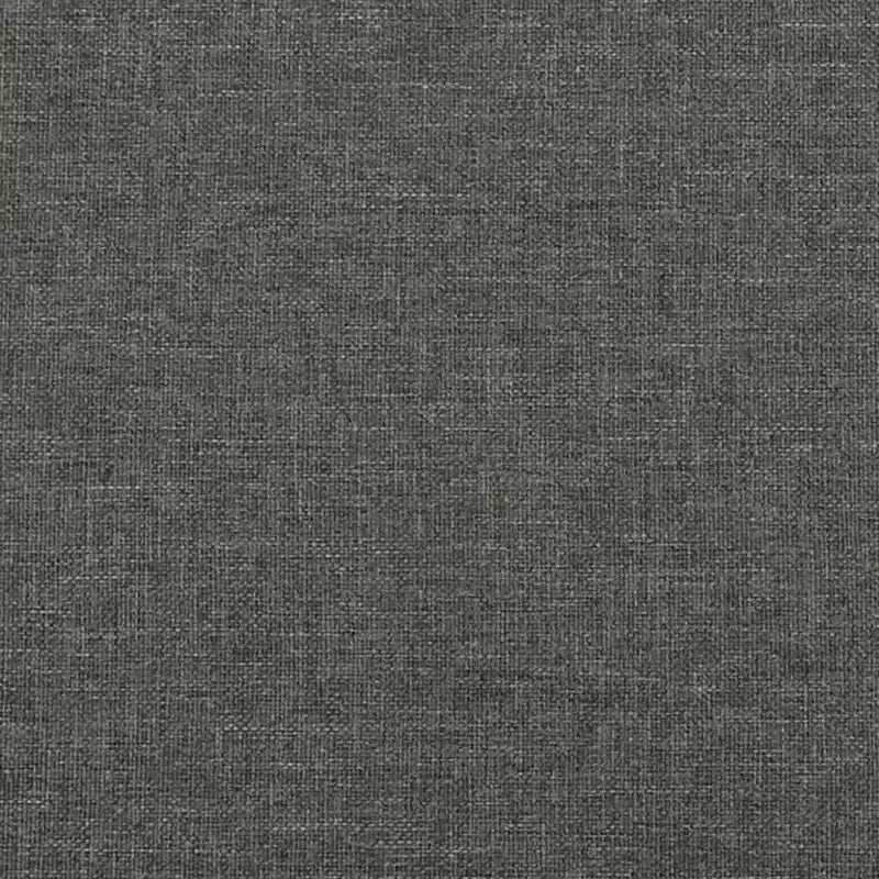 Estructura de cama de tela gris oscuro (100% poliéster), madera contrachapada, madera manufacturada