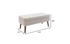 Banco de almacenamiento rectangular, otomana tapizada para sala de estar, pasillo, dormitorio, entrada, pie de cama,