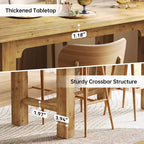Mesa de bar de madera maciza de 63" de altura de mostrador, mesa alta de pub de 39.4" para cocina y bar en casa, con capacidad para 4 personas